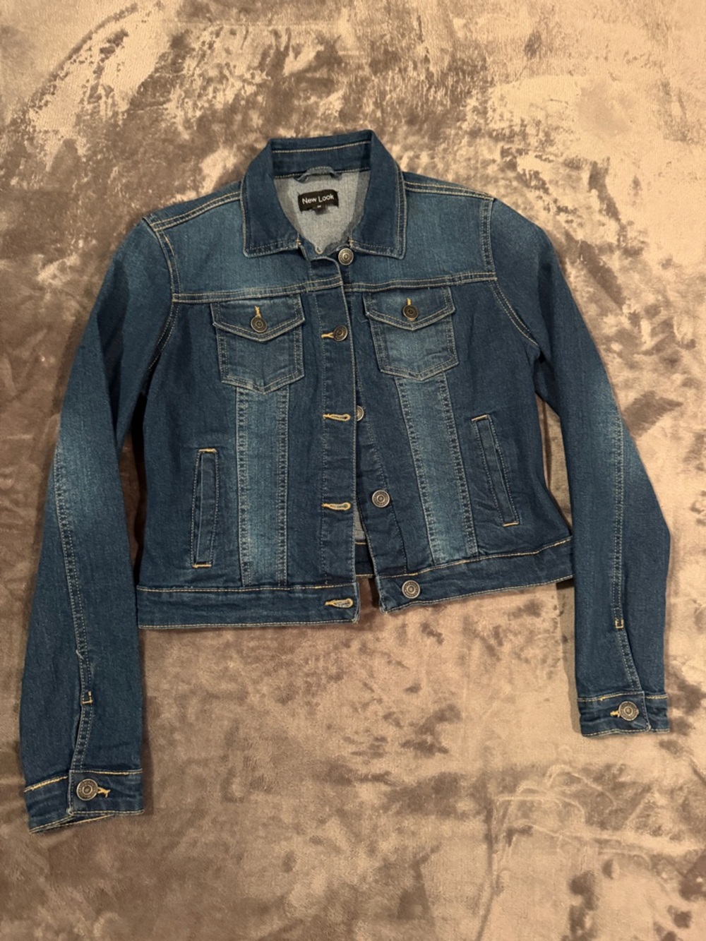 New Look Dark Blue Denim Trucker Jacket